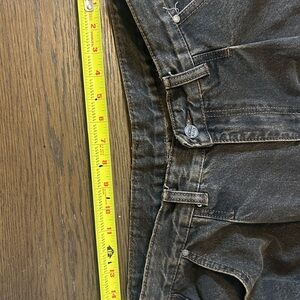 baggy ripped grey jeans